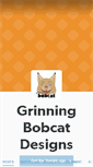 Mobile Screenshot of grinningbobcatdesigns.com